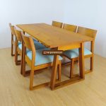 Custom Model Meja Kursi Makan Minimalis Kayu Jati Modern HMJ-SKMKN 54 - Image 2