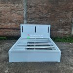 Dipan Ranjang Tempat Tidur White Duco Modern Minimalis HMJ-TTD 85 - Image 2