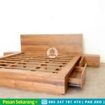 Furniture Kamar Tempat Tidur Laci Dipan Ranjang Minimalis HMJ-TTD 78 - Image 2