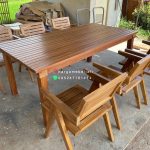 Harga Mebel Set Kursi Makan Minimalis Kayu Jati Modern HMJ-SKMKN 41