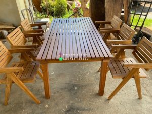 Harga Mebel Set Kursi Makan Minimalis Kayu Jati Modern HMJ-SKMKN 41 - Image 2