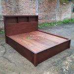 Jual Tempat Tidur Laci Dipan Ranjang Minimalis Kayu Jati Modern HMJ-TTD 86