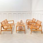 Mebel Jepara Meja Kursi Ruang Tamu Minimalis Kayu Jati HMJ-SKTMU 51 - Image 2