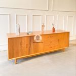 Mebel Jepara Meja TV Buffet TV Kayu Jati Minimalis Retro Vintage HMJ-BFTV 30 - Image 3