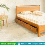 Mebel Kamar Tempat Tidur Laci Dipan Ranjang Minimalis HMJ-TTD 87 - Image 2