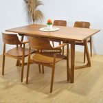 Mebel Online Jepara Set Kursi Makan Minimalis Kayu Jati HMJ-SKKN 56 - Image 3