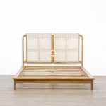 Model Terbaru Tempat Tidur Dipan Ranjang Kayu Jati Kombinasi Rotan Estetik HMJ-TTD 74 - Image 2