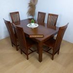 Set Kursi Makan Minimalis Kayu Jati Balero HMJ-SKMKN 55 - Image 2