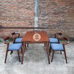 Set Kursi Makan Minimalis Kayu Jati Model Cafe HMJ-SKMKN 52 - Image 2