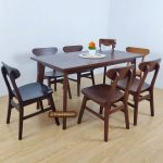Simple Model Set Kursi Makan Minimalis Kayu Jati Modern HMJ-SKMKN 50