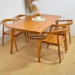Toko Online Furniture Jepara Set Kursi Makan Minimalis Kayu Jati HMJ-SKKN 57