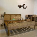 Inspirasi Ruang Kamar Dipan Ranjang Tempat Tidur Kayu Jati Minimalis Modern HMJ-TTD 71